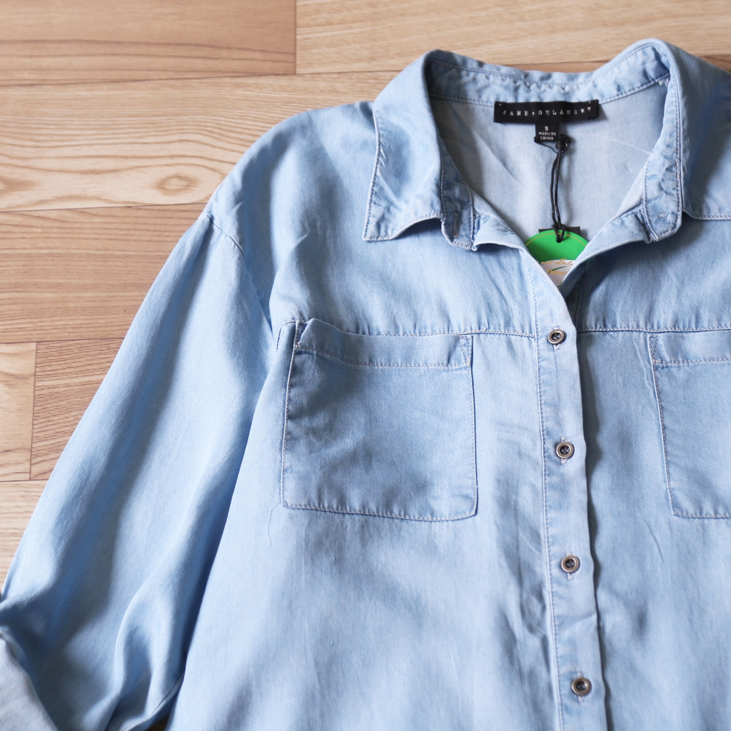 ÁO SƠ MI DENIM DÀI TAY