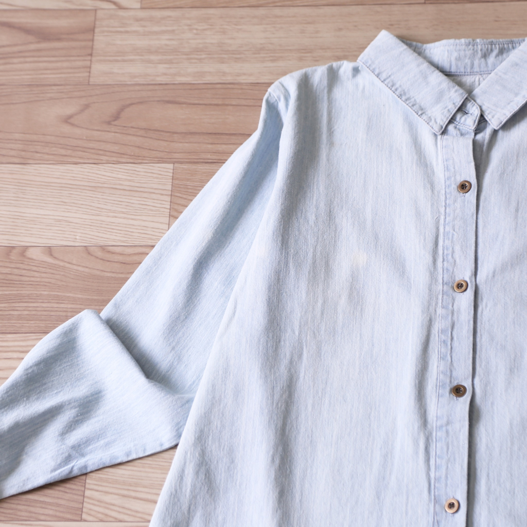 VÁY SƠ MI DENIM CÓ TÚI