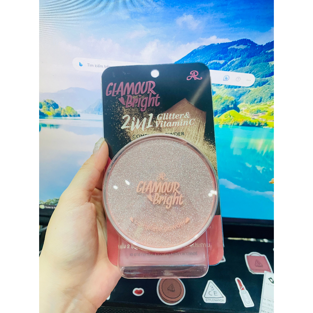 PHẤN GLAMOUR BRIGHT 2IN1 CHỐNG NẮNG SPF30 THÁI LAN