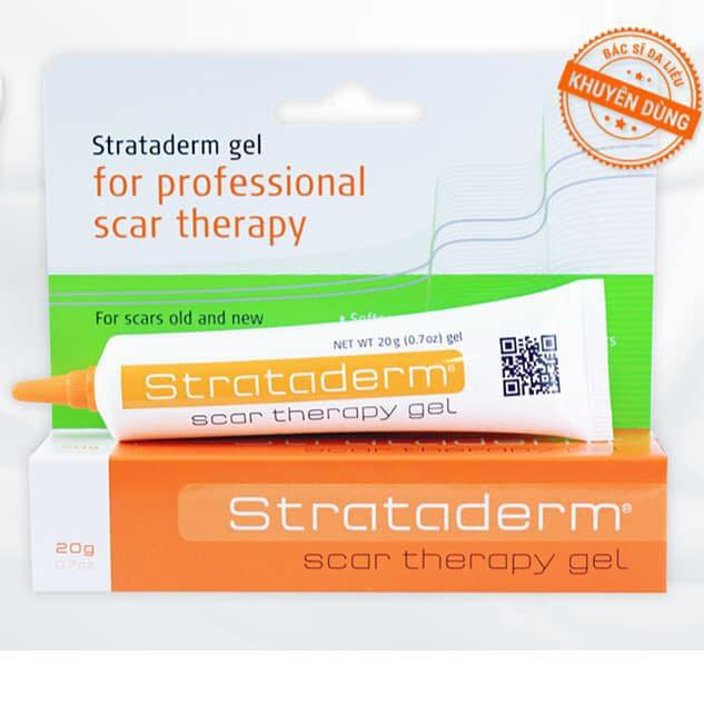 Strataderm - Gel Hỗ Trợ Làm Mờ Sẹo, Trắng Da, Mờ NámThụy Sĩ 10g