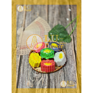 Oản mộc, oản thô hoa sen | lu