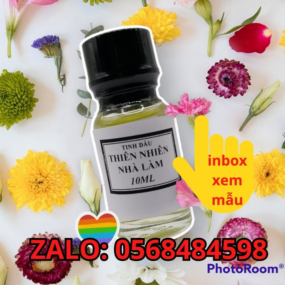 Tinh dầu xông thơm chai 10ml cổ cao - Tinh dầu xông thơm thiên nhiên nhà làm