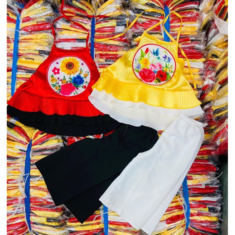 Set yếm lụa cho bé gái size 5-24kg