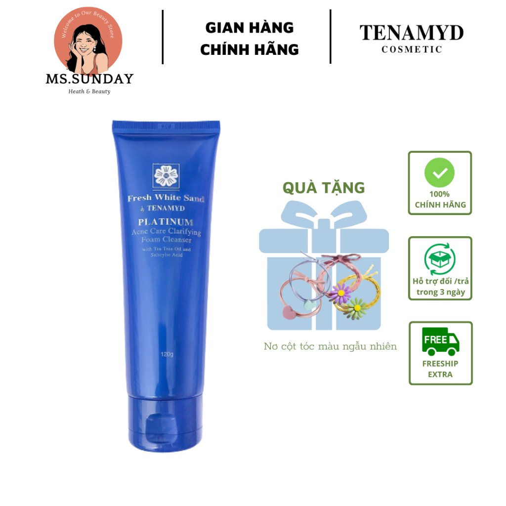 Sữa rửa mặt dành cho da mụn -Tenamyd- ACNE CARE CLARIFYING FOAM CLEANSER 120g