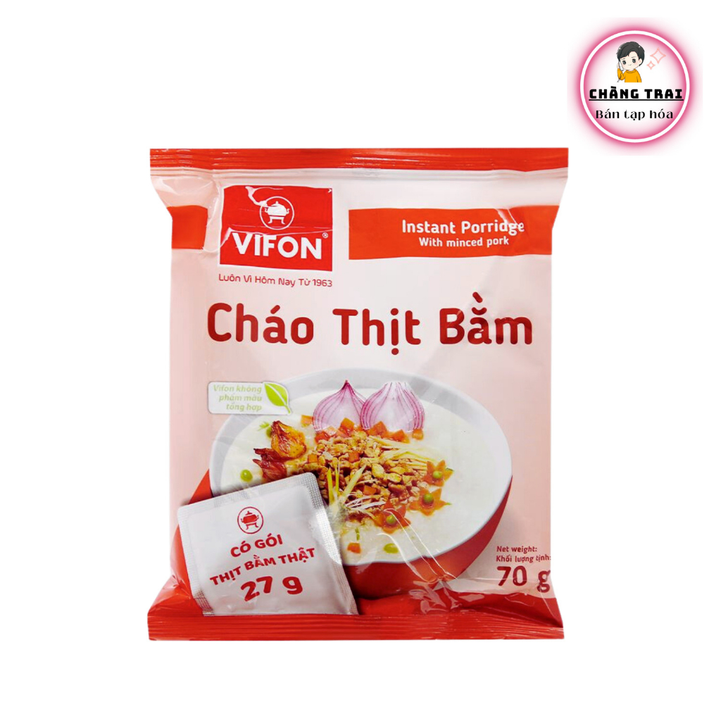 5 gói cháo thịt bằm Vifon gói 70g