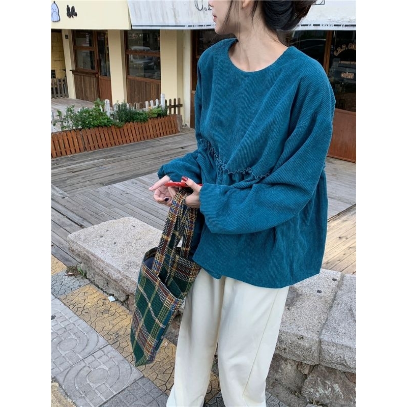Áo Sơ Mi Nữ Dài Tay Dáng Babydoll Phong Cách Tiểu Thư Nhẹ Nhàng Xu Hướng Thu Đông 2023