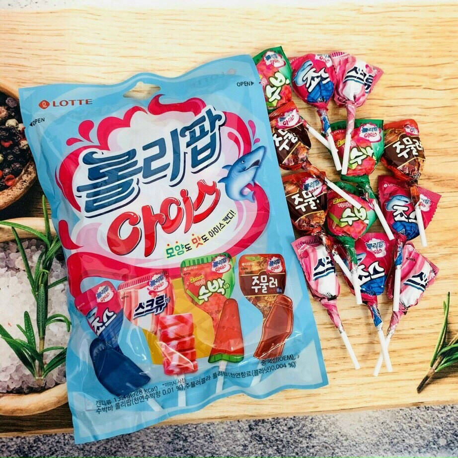 Lẻ 1 Cái Kẹo Mút Lollipop Lotte Hàn Quốc