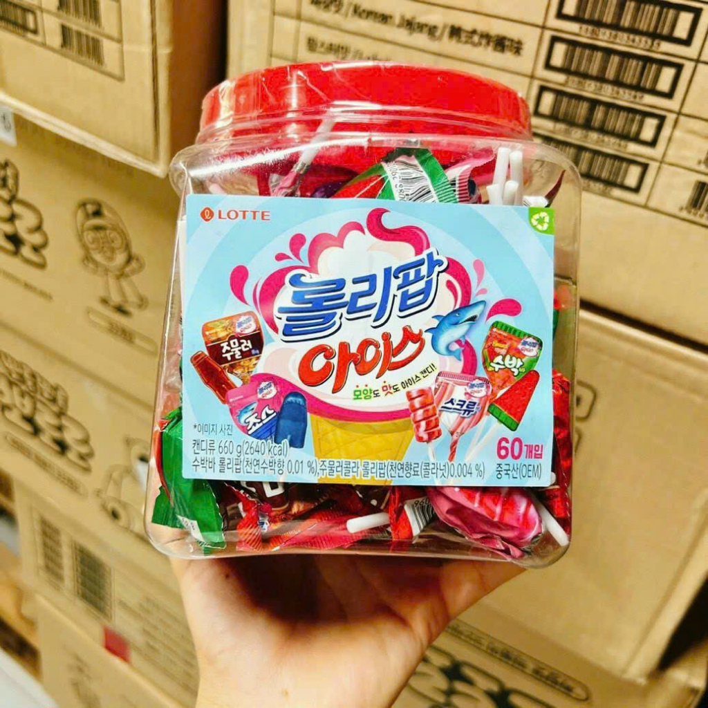 Lẻ 1 Cái Kẹo Mút Lollipop Lotte Hàn Quốc