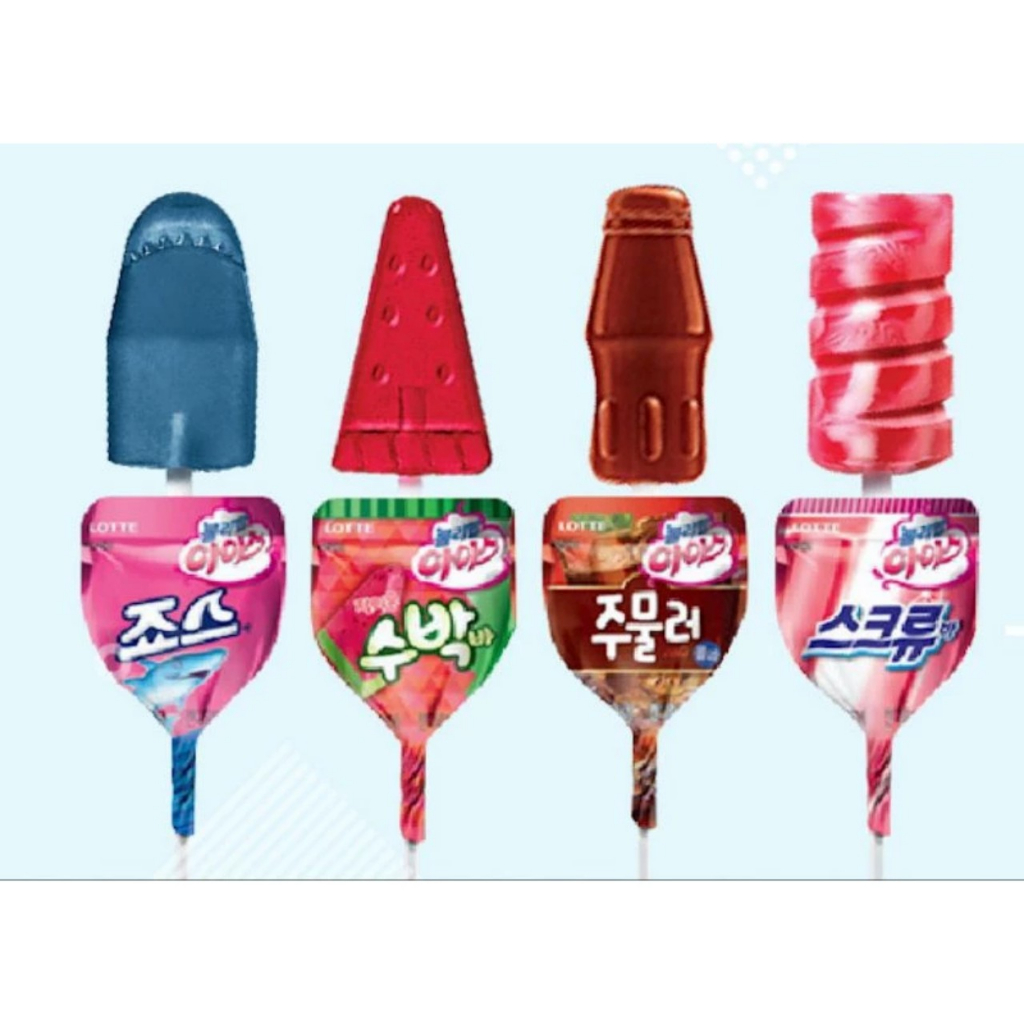 Lẻ 1 Cái Kẹo Mút Lollipop Lotte Hàn Quốc