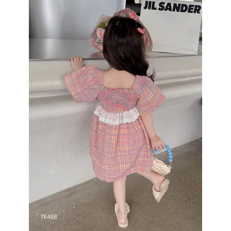 Váy bé gái xếp bèo eo cực xinh cho bé yêuC20