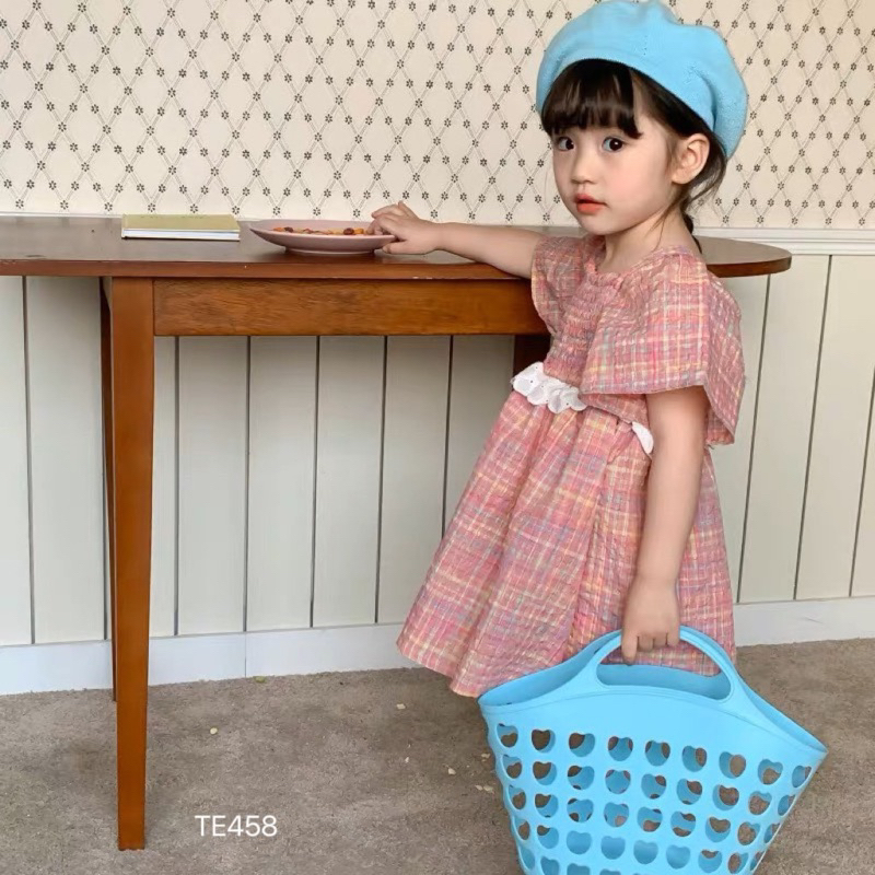 Váy bé gái xếp bèo eo cực xinh cho bé yêuC20