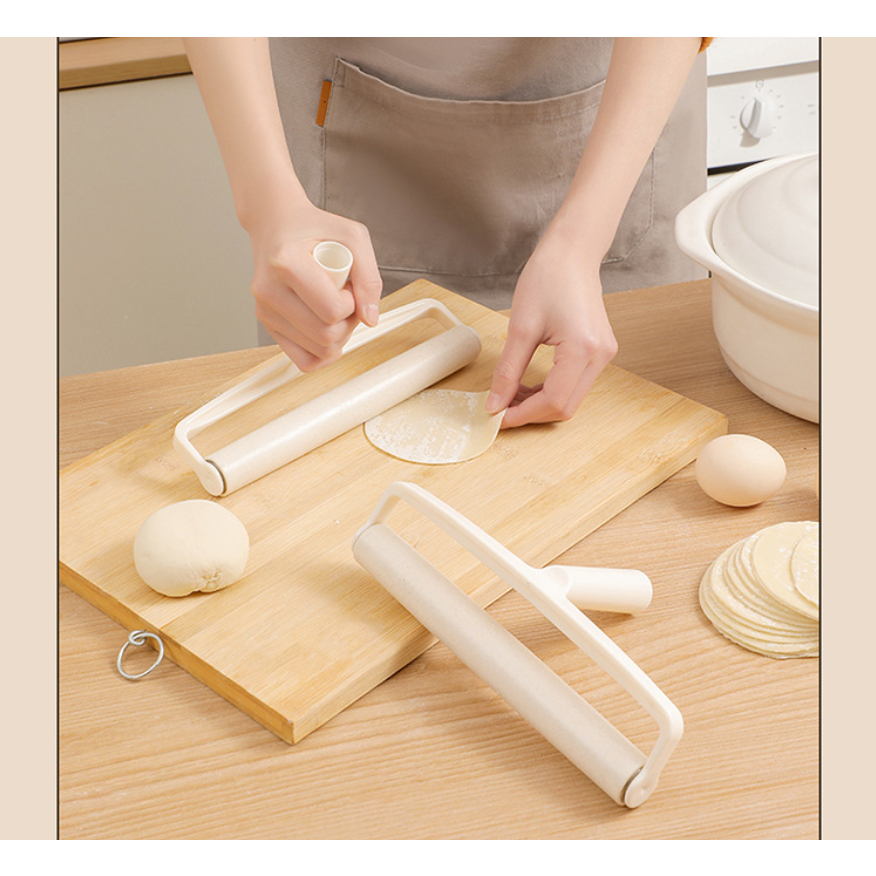 Dụng Cụ Con Lăn Cây Cán Bột Có Cán