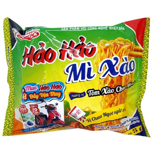 Combo 10 gói hảo hảo xào