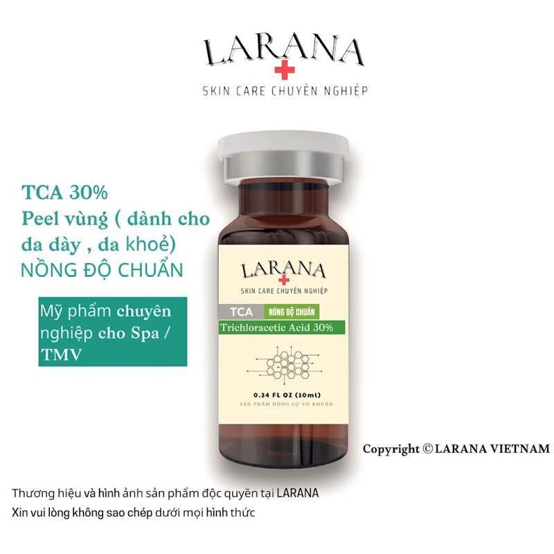 [Larana TCA] Dung dịch Trichloracetics Acid 30% (TCA 30%) peel da sâu giúp tái tạo làn da mới