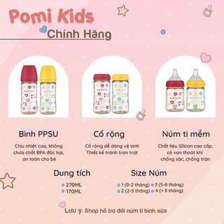 Bình sữa Moyuum 170ml/ 270ml Hàn Quốc  ( được chọn núm)