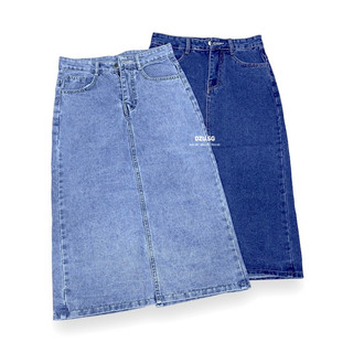 Váy jean dài basic DZU.SG