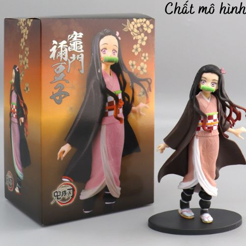 Mô hình Kimetsu No Yaiba figure Tanjirou Nezuko Zenitsu Inosuke Giyuu Shinobu... có hộp, figure thanh gươm diệt quỷ