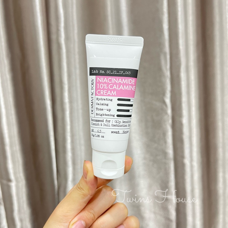 Kem dưỡng sáng da Derma Factory Niacinamide 10% calamine cream