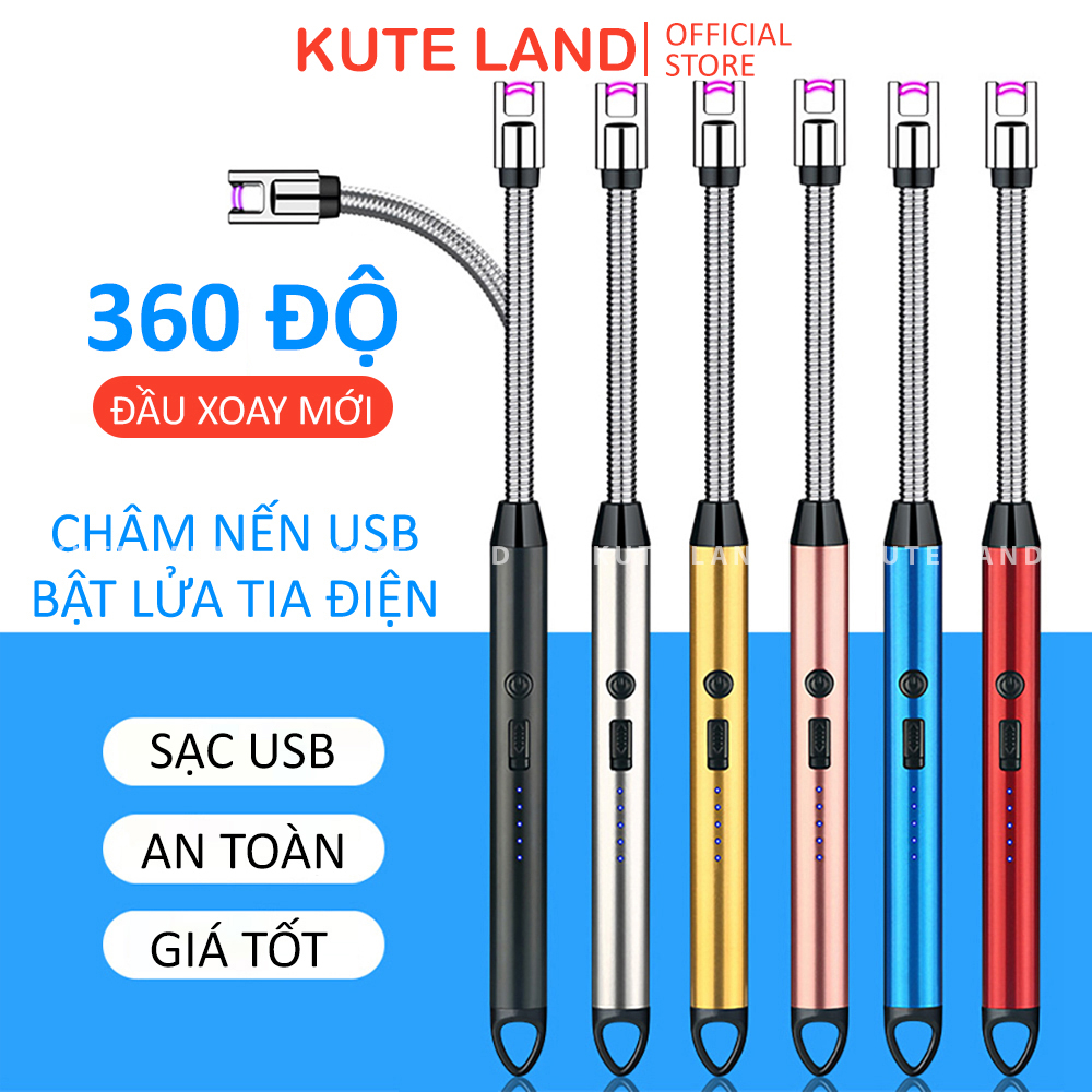 Phụ kiện chăm sóc nến thơm chuyên dụng dùng để thắp sạc cổng usb cao cấp CN4