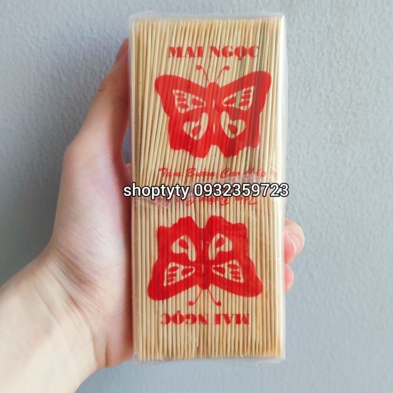 1 Bịch 10 Gói Tăm Xỉa Răng Con Bướm Bay