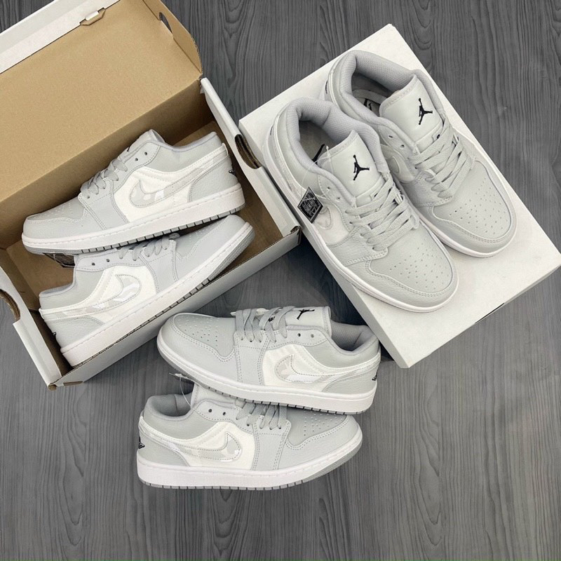 GIÀY J’D1 L0W GREY CAM0 LAI AU SC