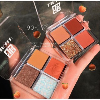 Phấn mắt nhũ Dikalu 4 ô