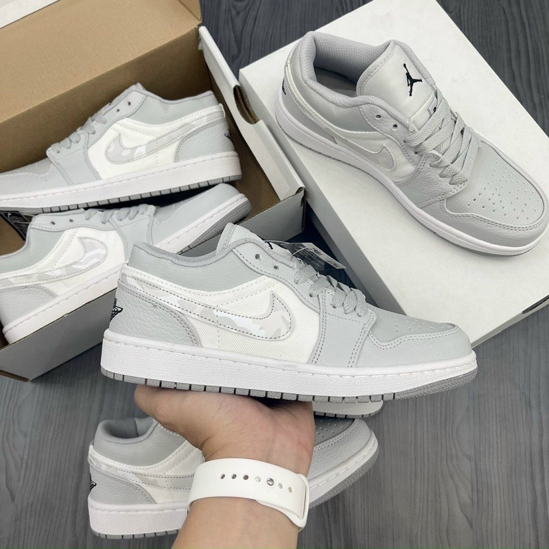 GIÀY J’D1 L0W GREY CAM0 LAI AU SC