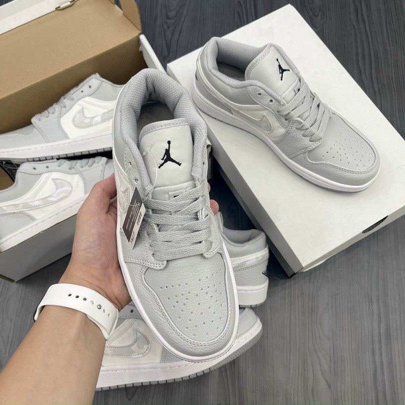 GIÀY J’D1 L0W GREY CAM0 LAI AU SC