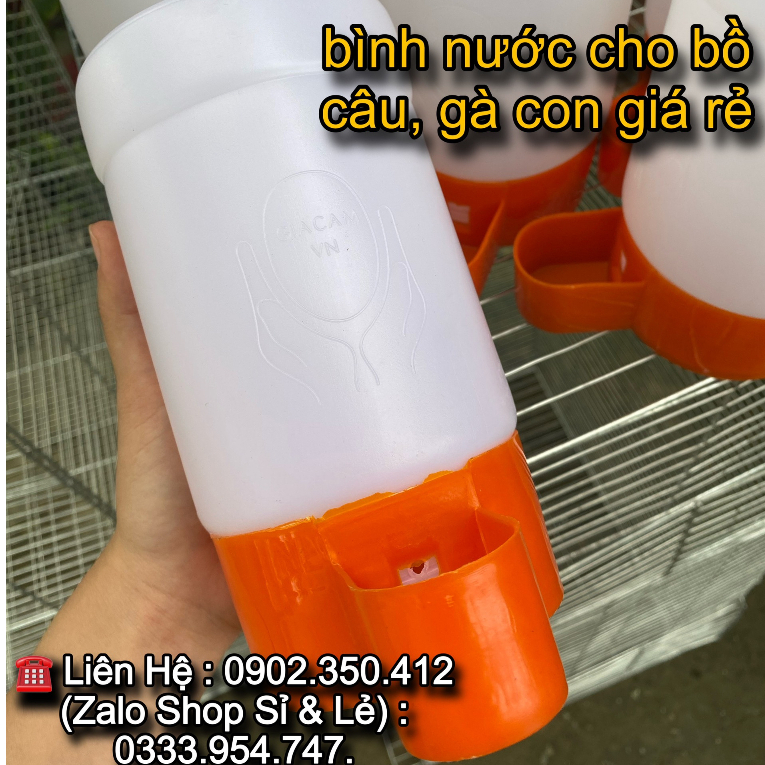 Bình Uống Cấp Nước Tự Động Cho Gà Con, Bồ Câu