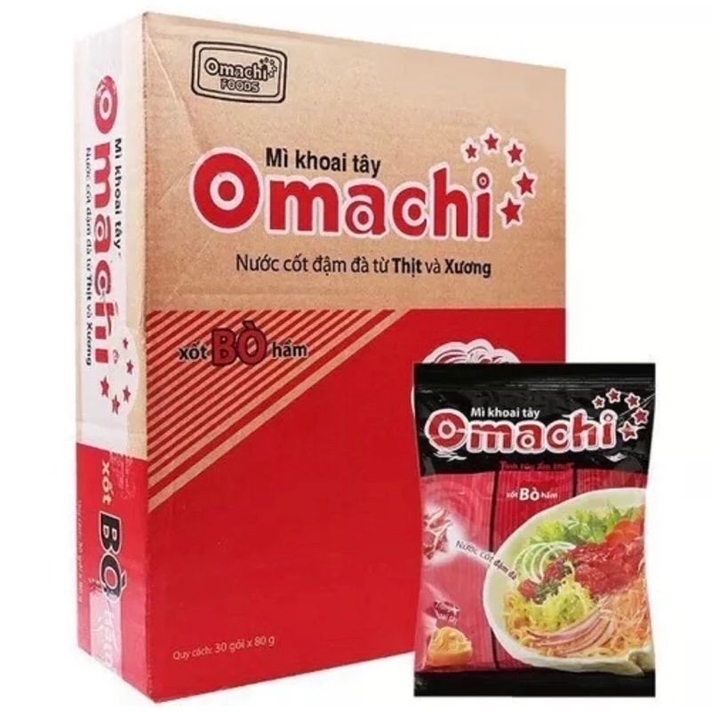 Lốc 5 gói mì Omachi