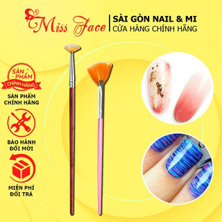 Cọ Loang thưa ombre móng - lông thưa rắc nhũ trên móng - phủi nhũ - phủi bụi móng giá rẻ