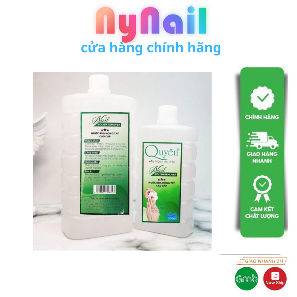 Aceton 500ml  chuyên dụng Phá tẩy sơn gel cho thợ nail