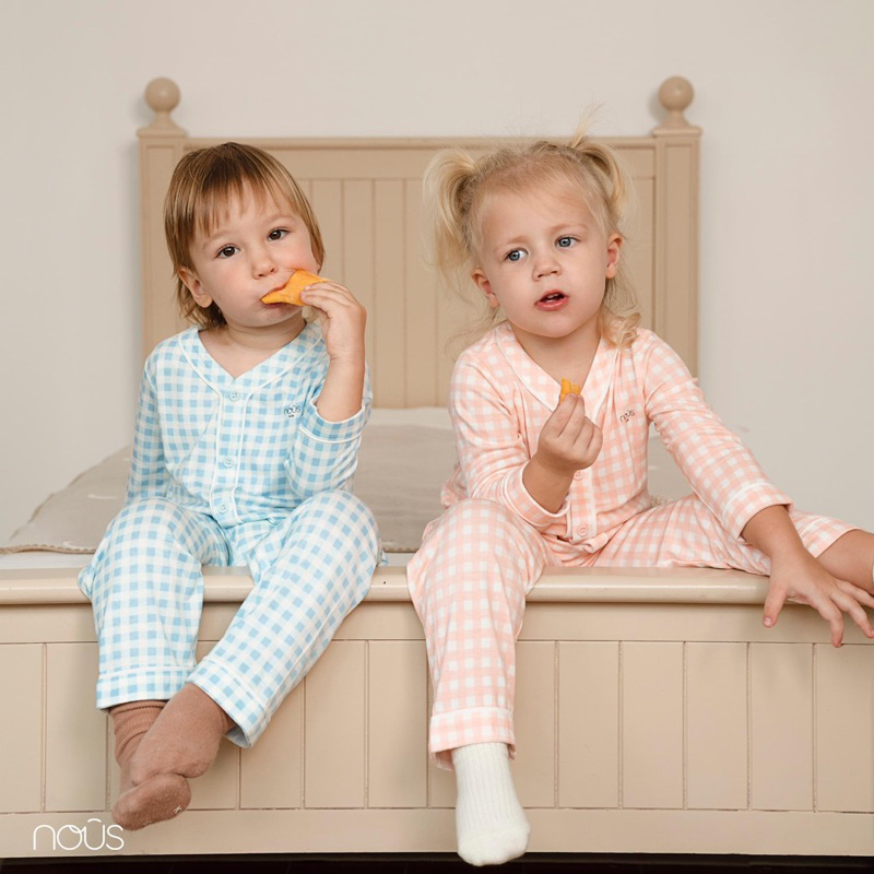 Nous Kid dài tay quần cài cao cấp mát mịn cho bé yêu, bé trai, bé gái