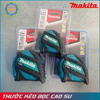 Thước cuộn makita bọc cao su chính hãng 5.5m 7.5m 10m b-57146 b-57152 b-57168