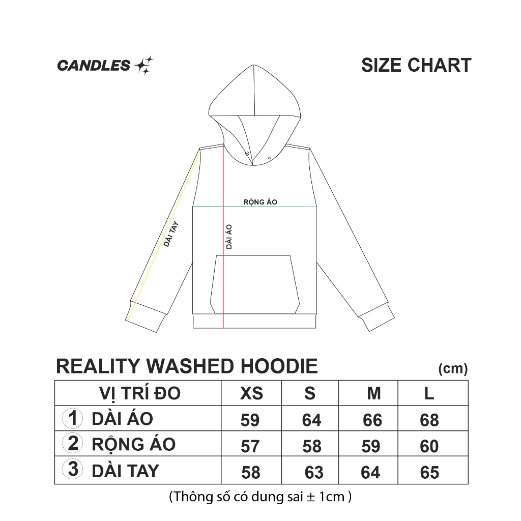 Áo hoodie nam nữ form boxy CANDLES TITLE WASHED hình in nứt vintage chất liệu nỉ chân cua 380gsm