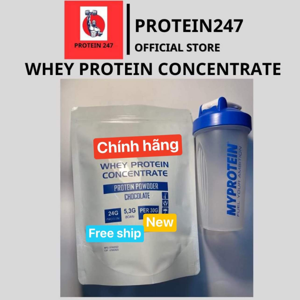 1 KG WHEY PROTEIN CONCENTRATE - Tăng Cơ Giảm Mỡ [Chính hãng]