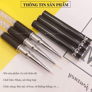 (SALE GIÁ SOC) Cọ nét cán đá - cọ vẽ nét lông siêu xịn