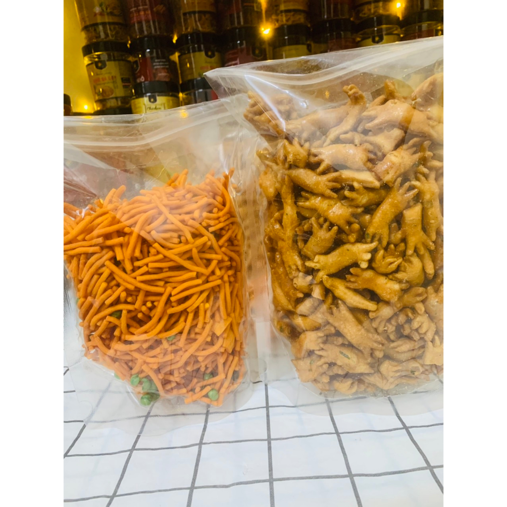 COMBO 2KG Quẩy Cua Béo Mỡ Hành Tặng 200G Snack Tăm Que Đậu Hà Lan - Đồ Ăn Vặt HULA