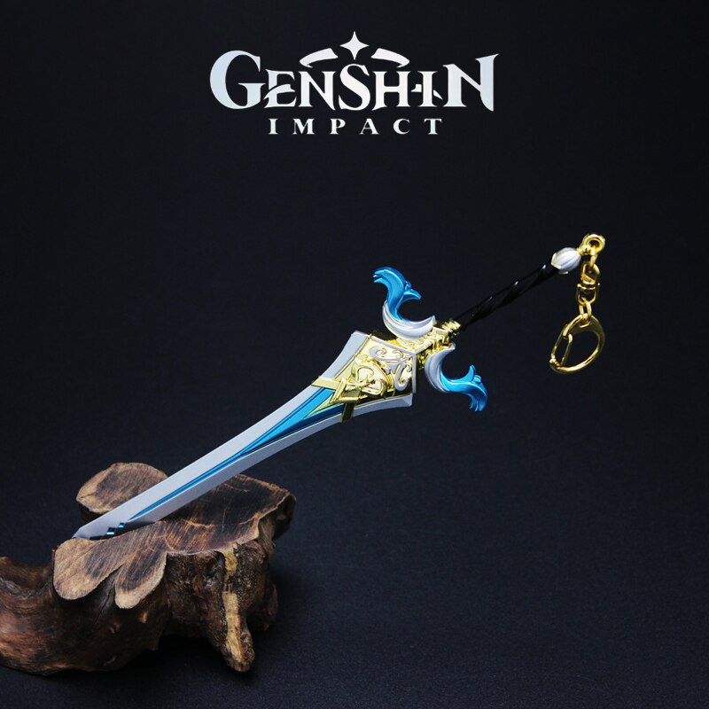Mô hình Đại Kiếm Tế Lễ Sacrificial Greatsword dài 22cm bằng Kim Loại Cao Cấp Siêu Đẹp mô hình Genshin Impact trưng bày t