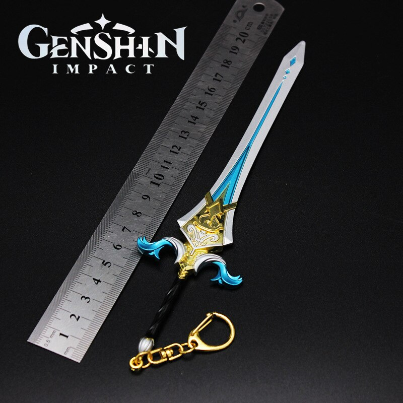 Mô hình Đại Kiếm Tế Lễ Sacrificial Greatsword dài 22cm bằng Kim Loại Cao Cấp Siêu Đẹp mô hình Genshin Impact trưng bày t