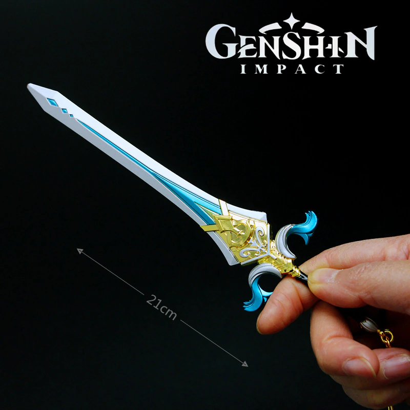 Mô hình Đại Kiếm Tế Lễ Sacrificial Greatsword dài 22cm bằng Kim Loại Cao Cấp Siêu Đẹp mô hình Genshin Impact trưng bày t