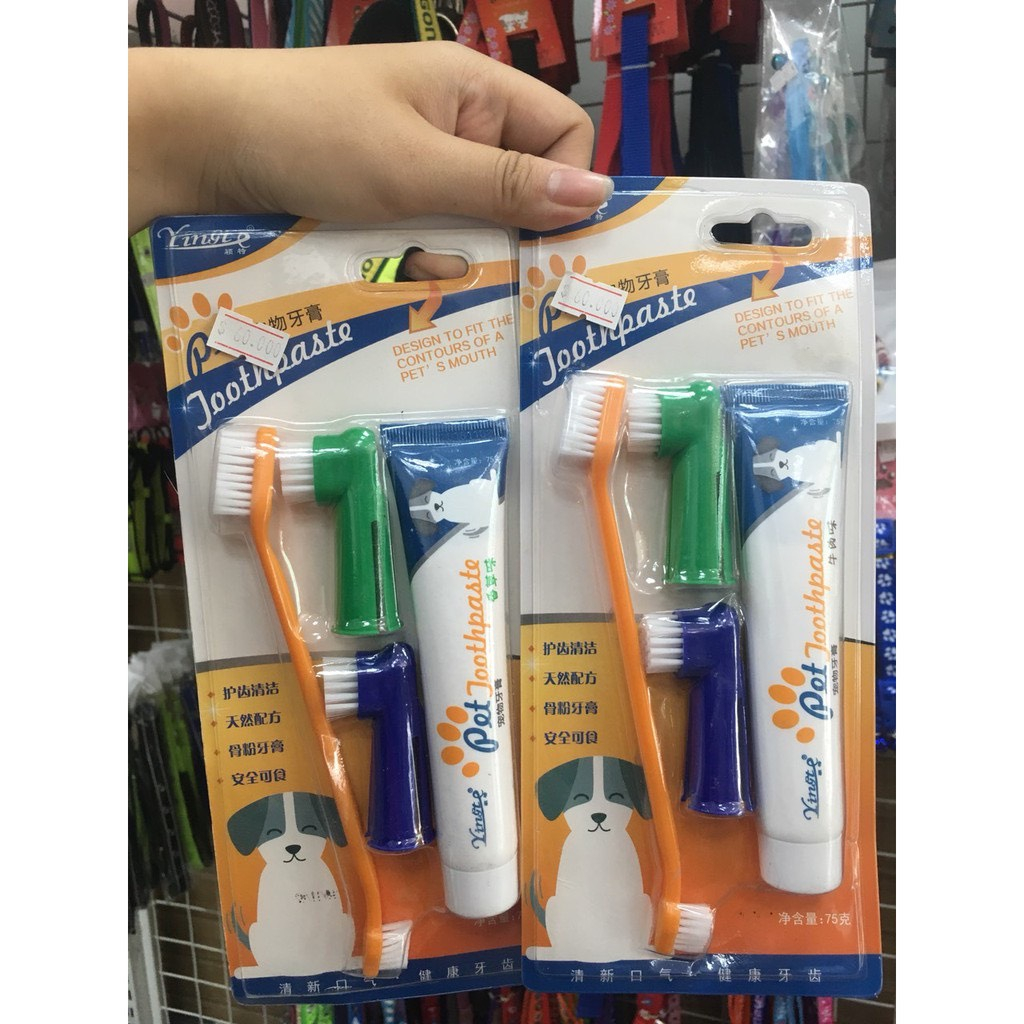 Kem đánh răng cho chó mèo Dental Care , kem đánh răng chống hôi miệng cho Thú Cưng
