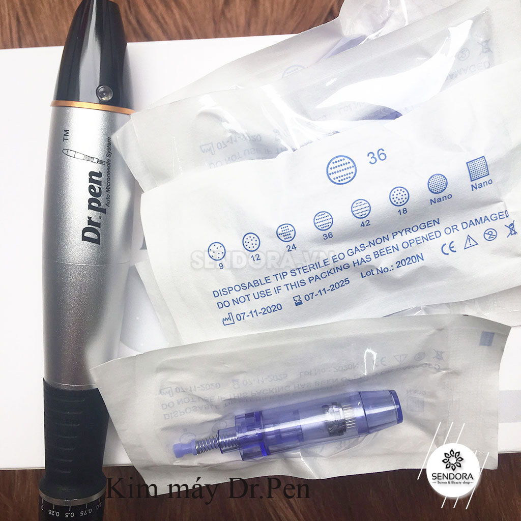 Đầu Kim Máy Drpen - Chính Hãng L1, Nano Kim 12 Kim 36 Cho Máy Phi Kim, Máy Lăn Kim Dr pen.kim, mới nhất 2023.