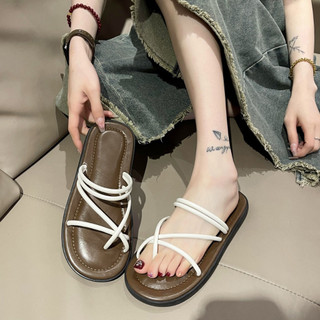 Giày sandal nữ Styfani - Dép xỏ ngón nữ dây mảnh da mềm êm chân
