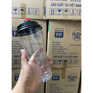 Cốc tim 700ml - cả nắp như hình