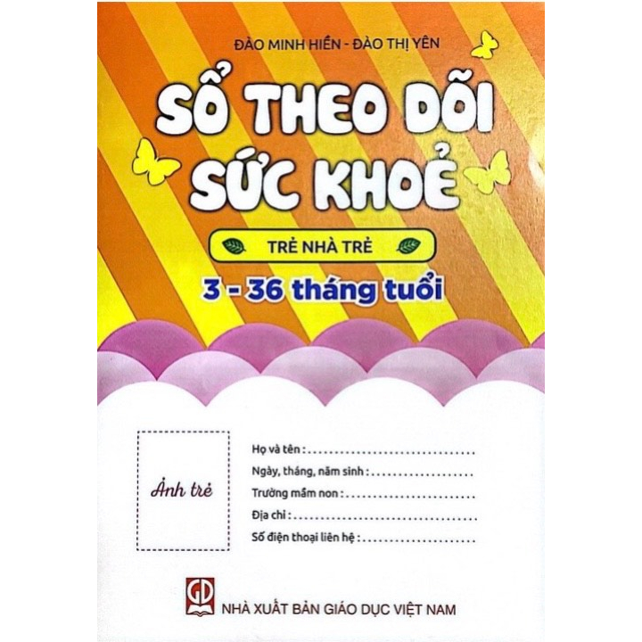 Sách - 10 cuốn Sổ Theo Dõi Sức Khỏe 3-36 tháng