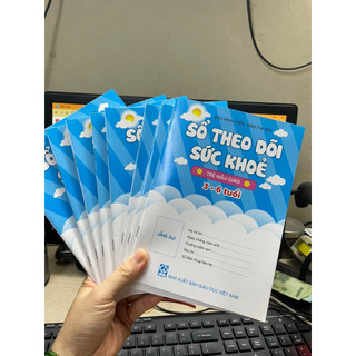 Sách - 10 cuốn sổ theo dõi sức khỏe 3 - 6 tuổi