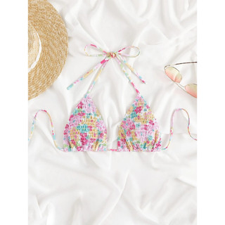 Áo bikini sexy hoa nhí hồng có mút lót - kèm ảnh thật