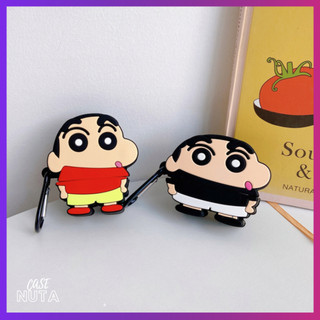  Vỏ bảo vệ tai nghe bluetooth Airpods bằng Sillicone dẻo ốp Case cute Airpods 2 pro - BÉ SHIN - NUTACASE 