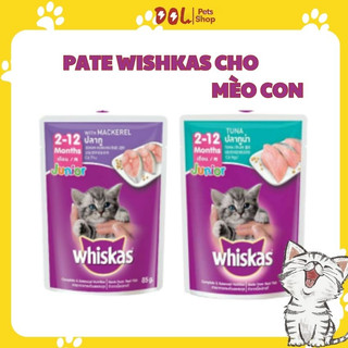Pate cho mèo con whiskat junior 80gr